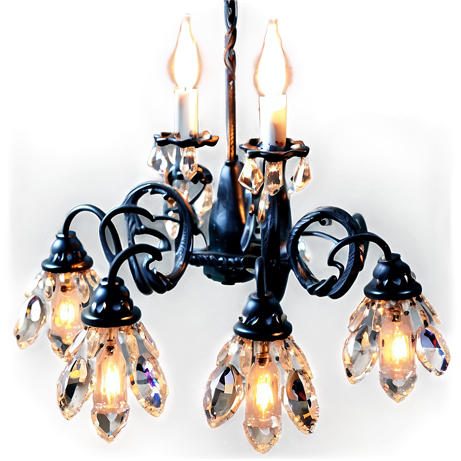 Sparkling Crystal Chandelier Png 05212024 PNG image