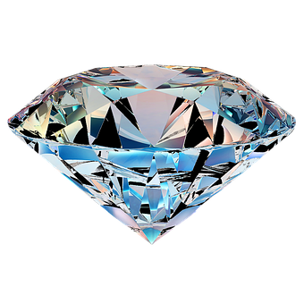 Sparkling Cut Diamond Graphic PNG image