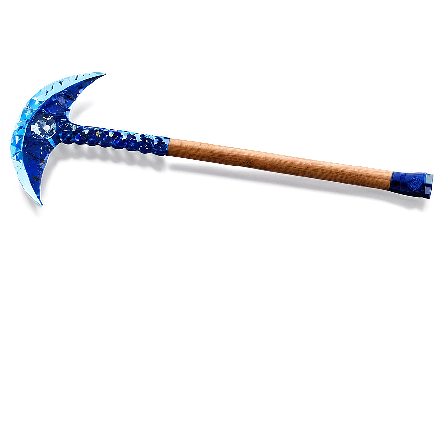 Sparkling Diamond Pickaxe Png 06122024 PNG image