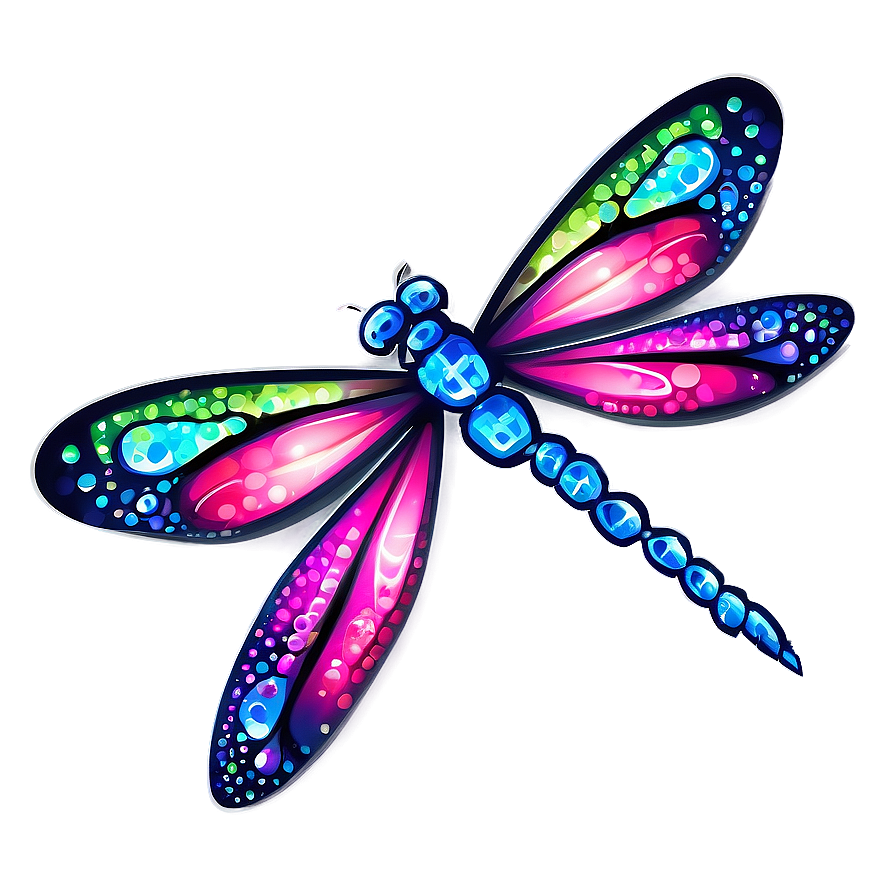 Sparkling Dragonfly Png Gjt45 PNG image