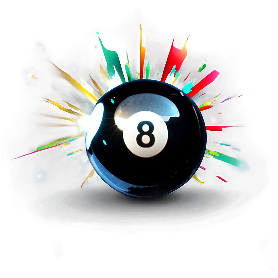 Sparkling Eight Ball Effect Png 06292024 PNG image