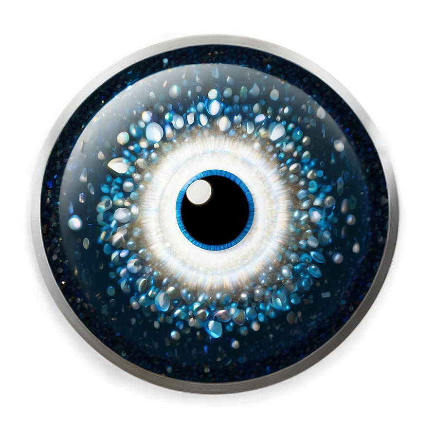 Sparkling Evil Eye Png 05232024 PNG image