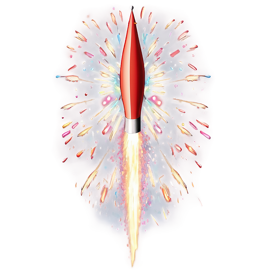 Sparkling Firework Rocket Png Upo38 PNG image