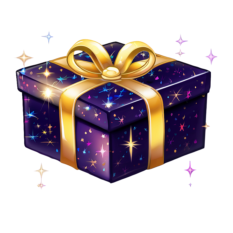 Sparkling Gift Box Png 12 PNG image