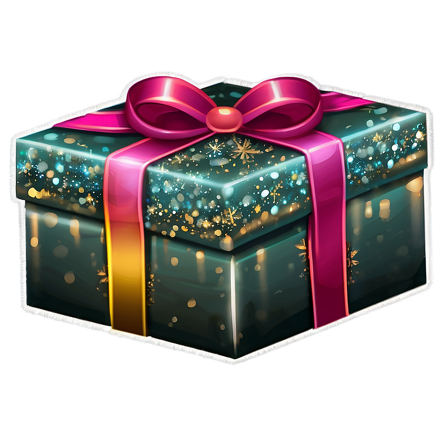 Sparkling Gift Box Png Mvn PNG image