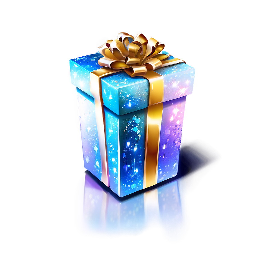 Sparkling Gift Box Png Ooj PNG image