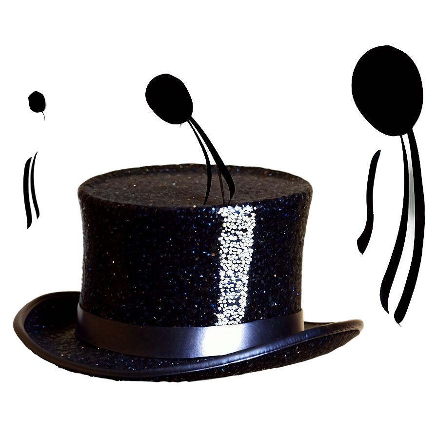 Sparkling Glitter Top Hat Png Lul PNG image