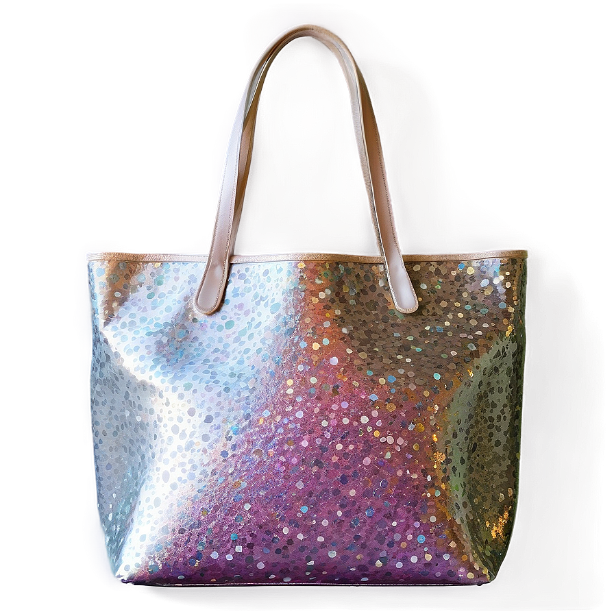Sparkling Glitter Tote Bag Png 96 PNG image