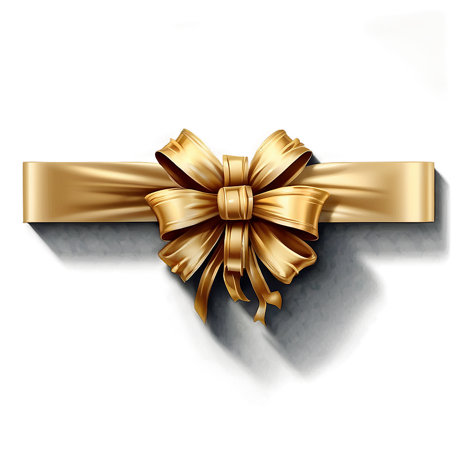 Sparkling Gold Gift Bow Png 71 PNG image