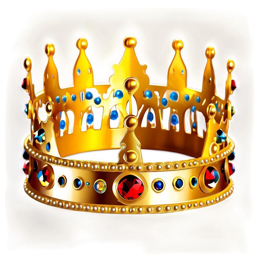 Sparkling Golden Crown Png Oom99 PNG image