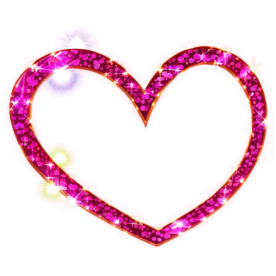 Sparkling Heart Clipart Effect Png Bni26 PNG image