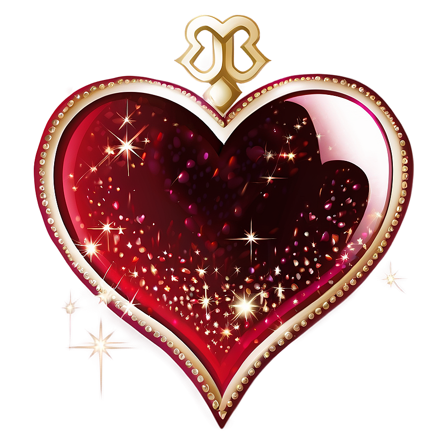 Sparkling Heart Clipart Png Aak PNG image