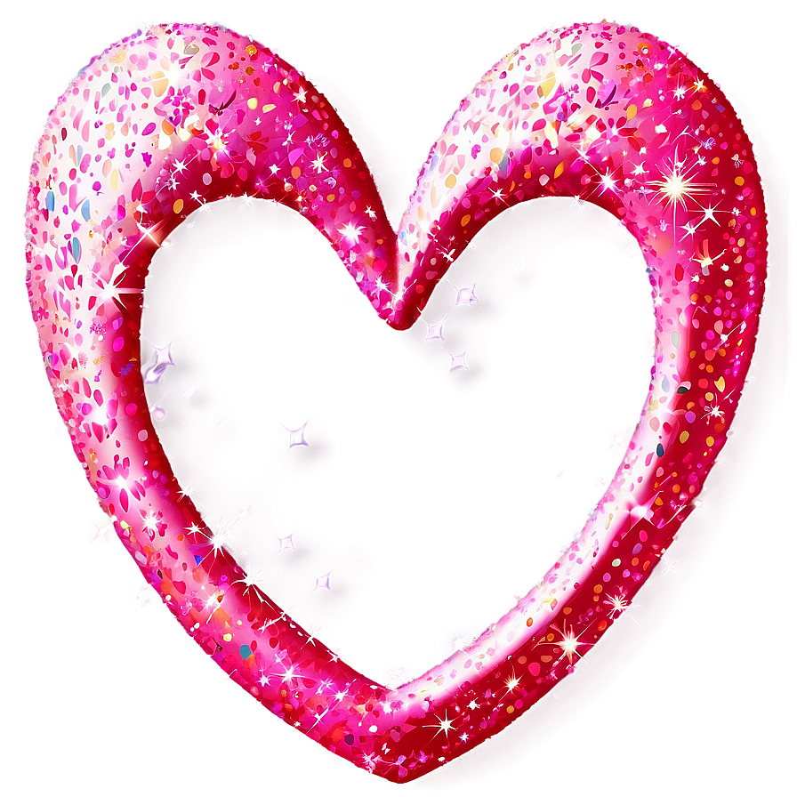 Sparkling Heart Overlay Png Fdf48 PNG image