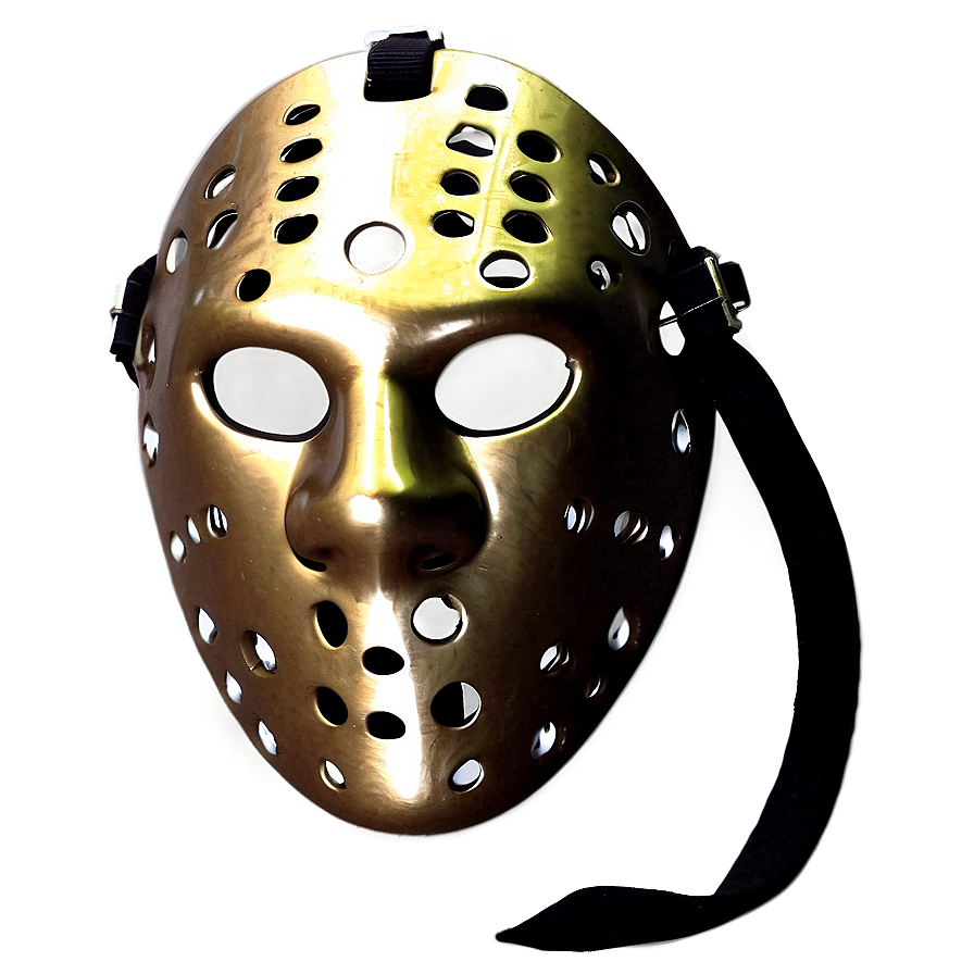 Sparkling Hockey Mask Design Png Pie PNG image