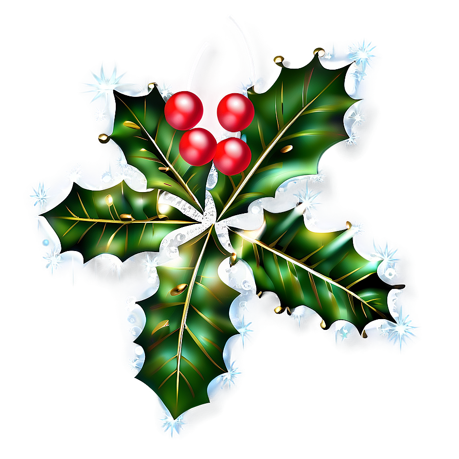 Sparkling Holly Png 81 PNG image