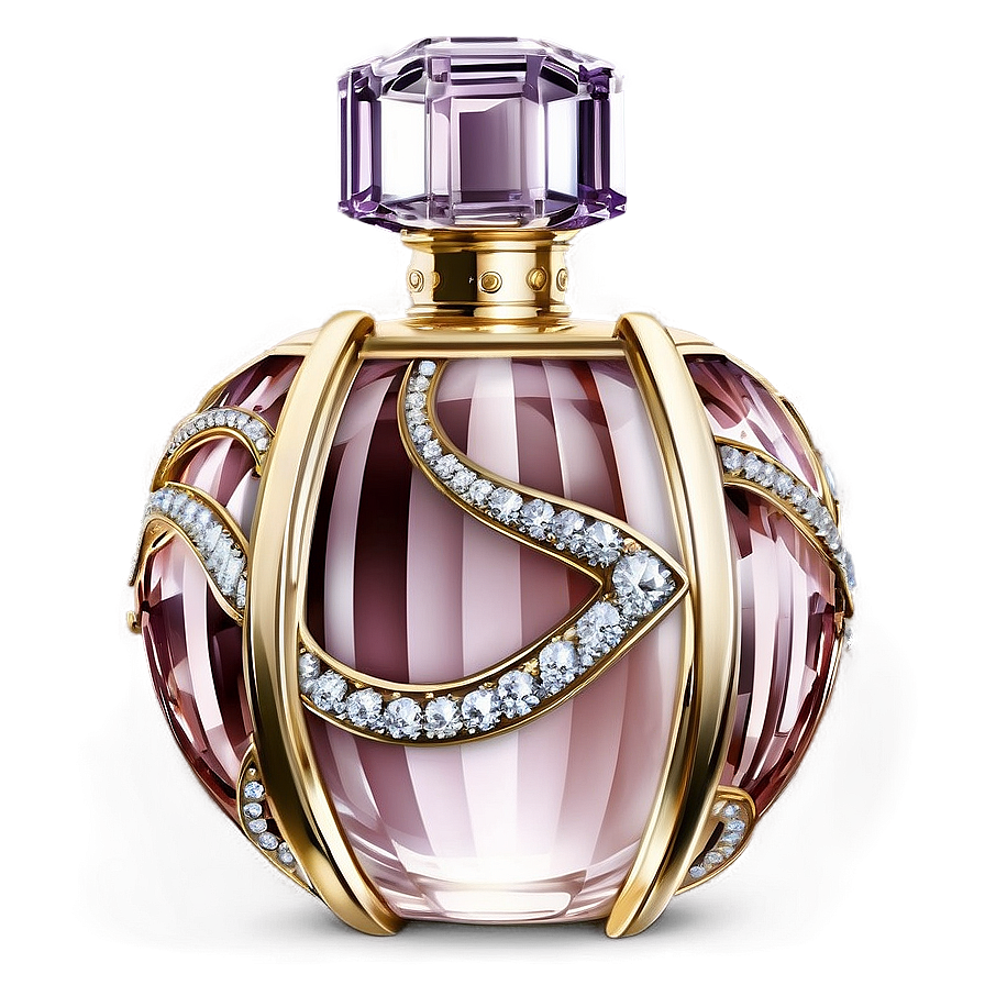 Sparkling Jewel Perfume Bottle Png Aqu PNG image