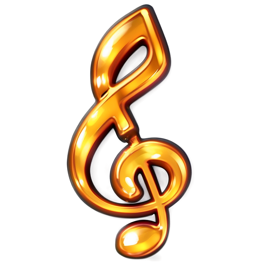 Sparkling Musical Note Png 06122024 PNG image