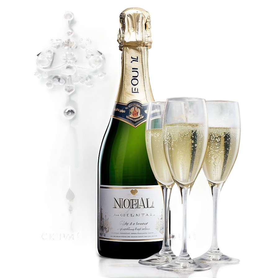 Sparkling Noel Champagne Png 36 PNG image