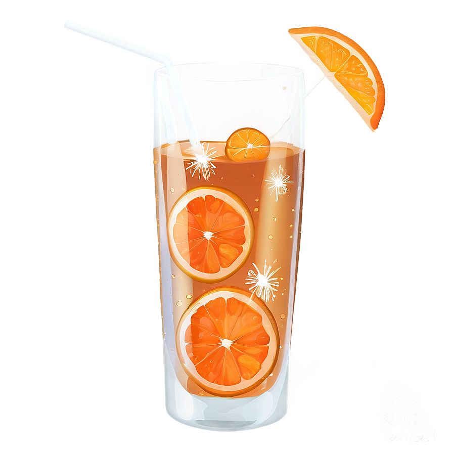 Sparkling Orange Beverage Png 28 PNG image