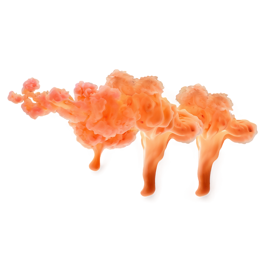 Sparkling Orange Smoke Dream Png Pmk18 PNG image