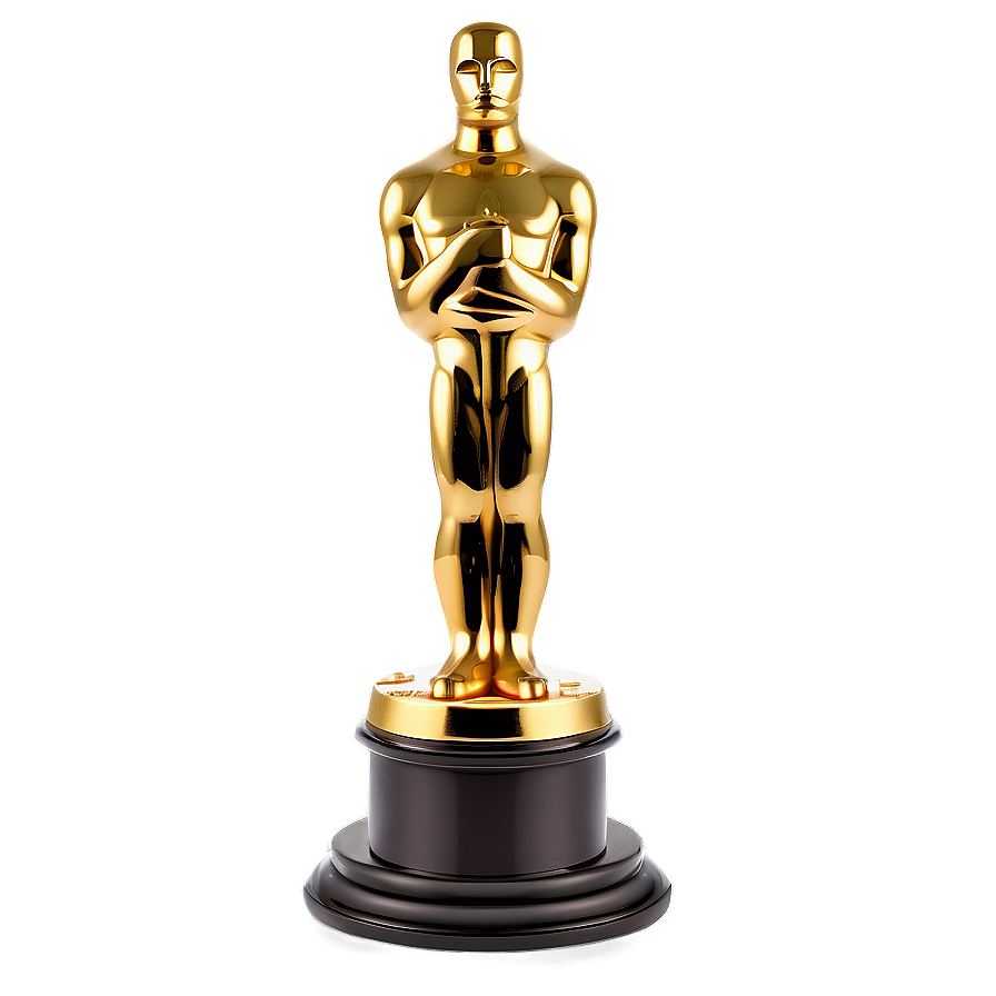 Sparkling Oscar Trophy Png 21 PNG image