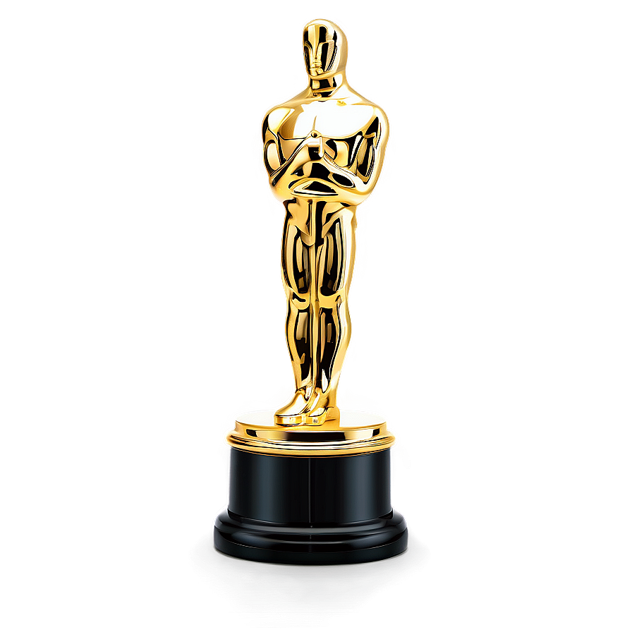 Sparkling Oscar Trophy Png 53 PNG image