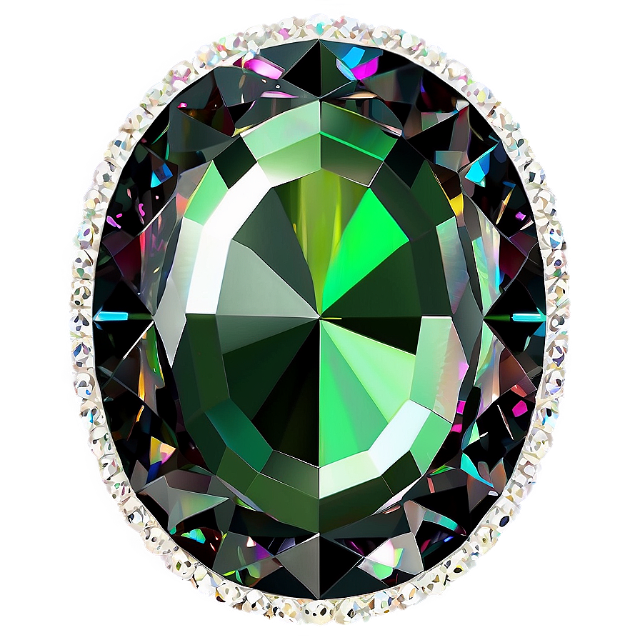 Sparkling Oval Jewel Png 24 PNG image