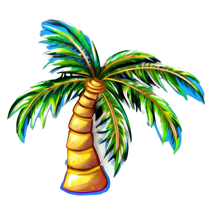 Sparkling Palm Tree Png 62 PNG image