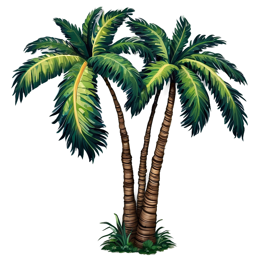 Sparkling Palm Tree Png Vwk28 PNG image