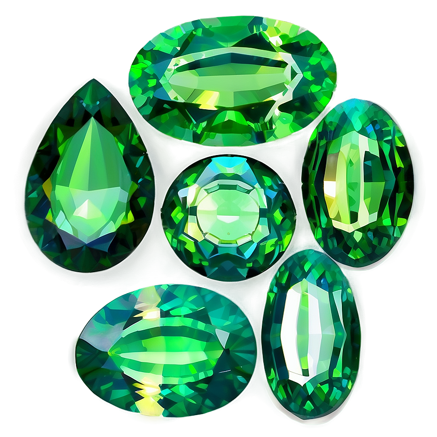 Sparkling Peridot Stone Png 72 PNG image