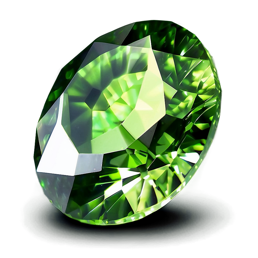 Sparkling Peridot Stone Png Qms PNG image