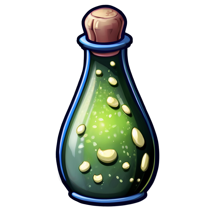 Sparkling Potion Bottle Png 33 PNG image