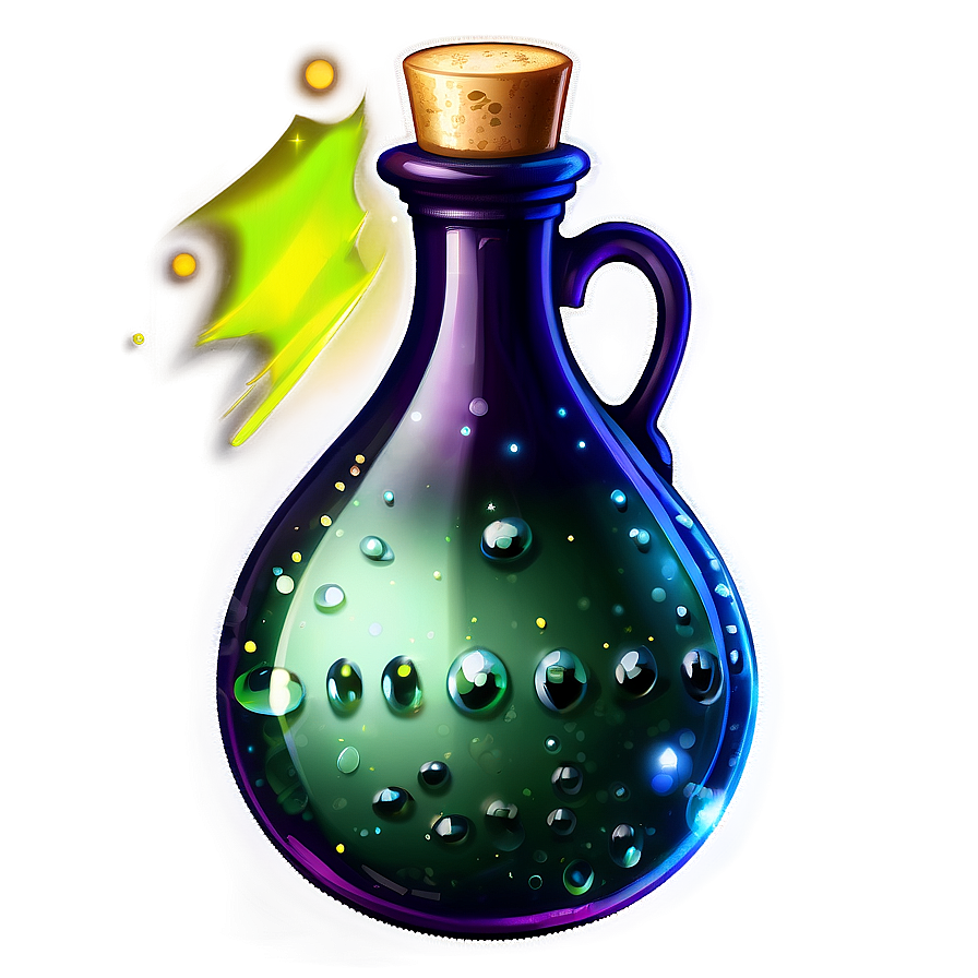 Sparkling Potion Bottle Png Lbv14 PNG image