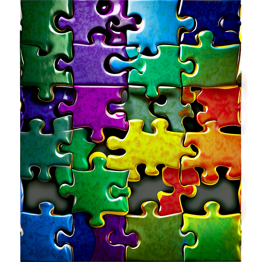 Sparkling Puzzle Pieces Png Vdy14 PNG image