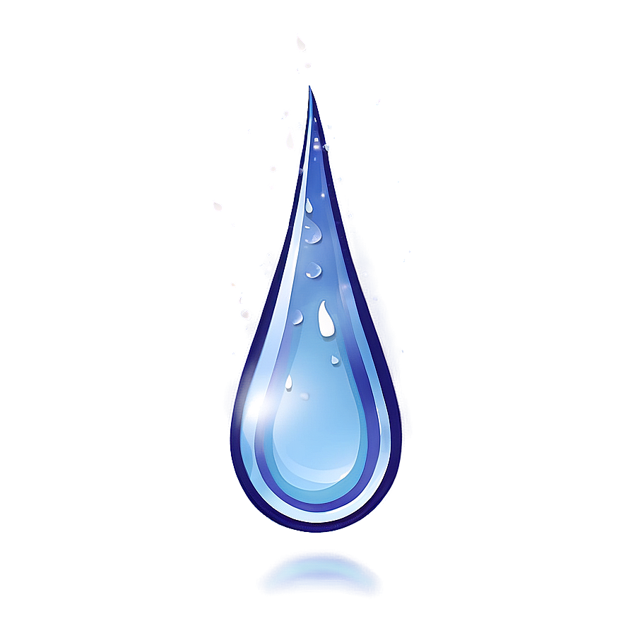 Sparkling Rain Drop Png 06212024 PNG image