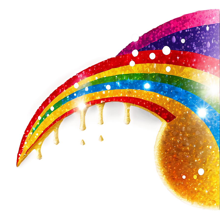 Sparkling Rainbow Emoji Png 06272024 PNG image