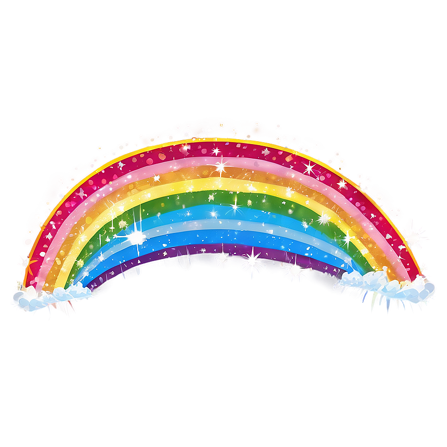 Sparkling Rainbow Png 91 PNG image