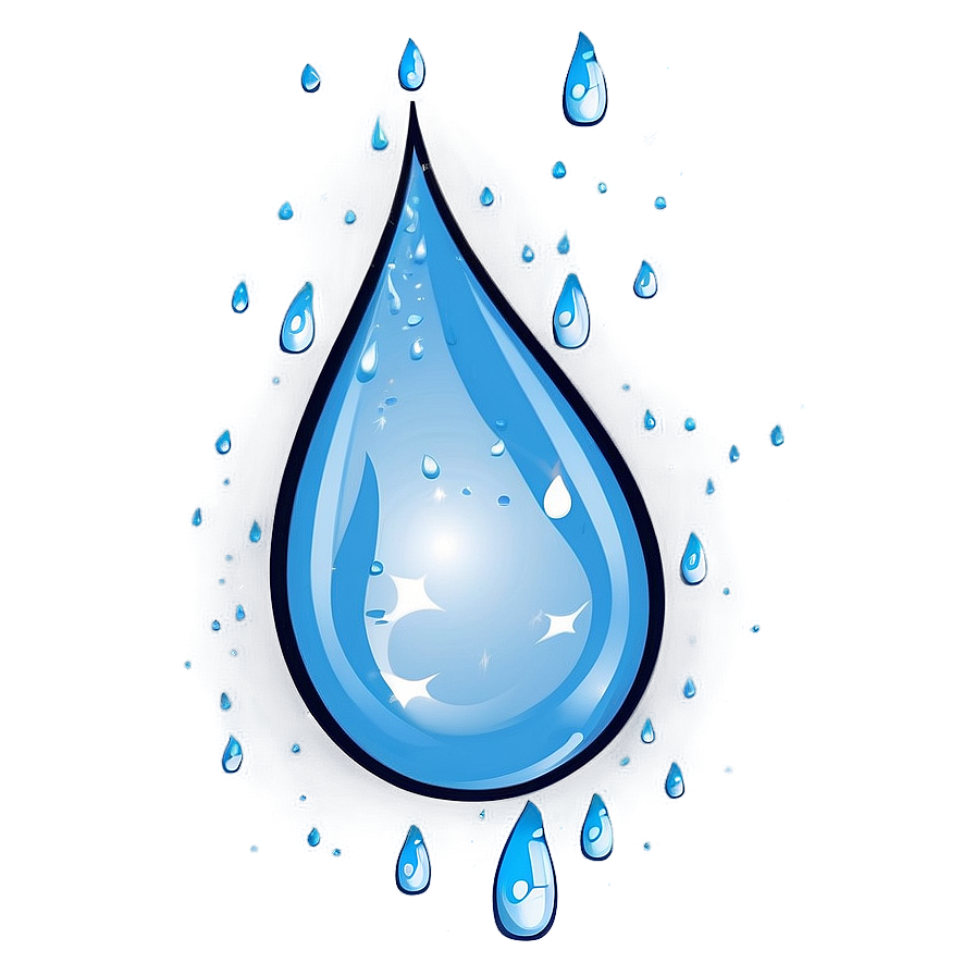 Sparkling Raindrop Png 24 PNG image