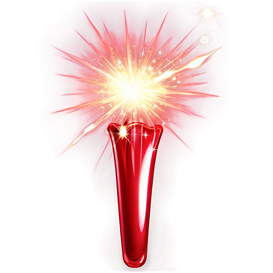 Sparkling Red Flare Png 06212024 PNG image