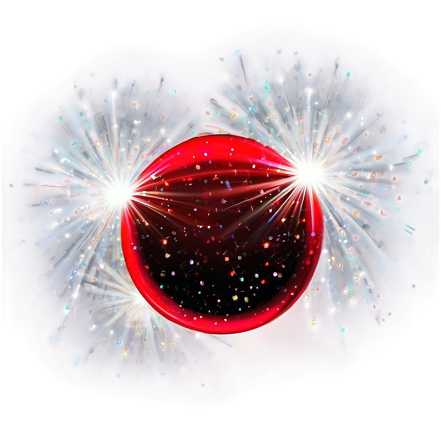 Sparkling Red Flare Png 06212024 PNG image