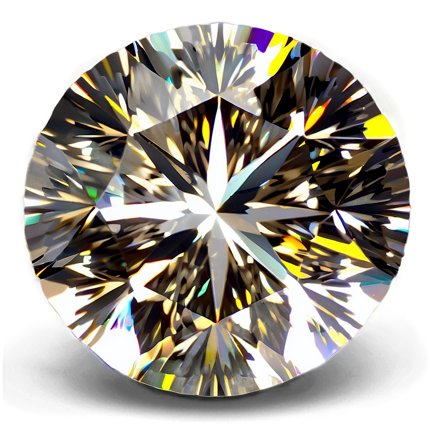 Sparkling Round Diamond Png 2 PNG image