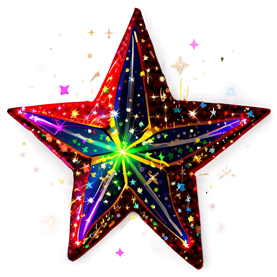 Sparkling Star Clipart Png 06202024 PNG image