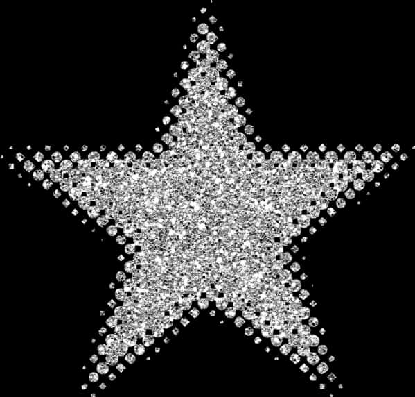 Sparkling Star Glitter Texture PNG image