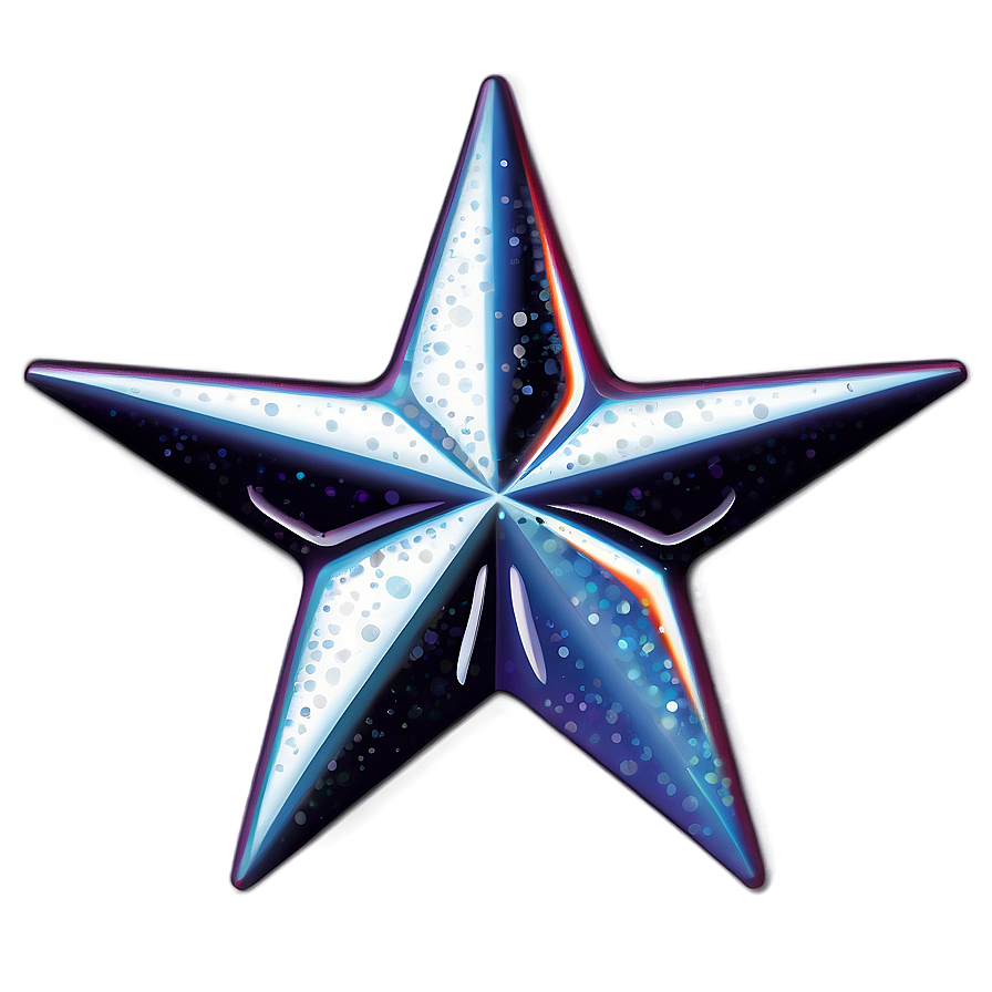 Sparkling White Star Art Png Lgo PNG image