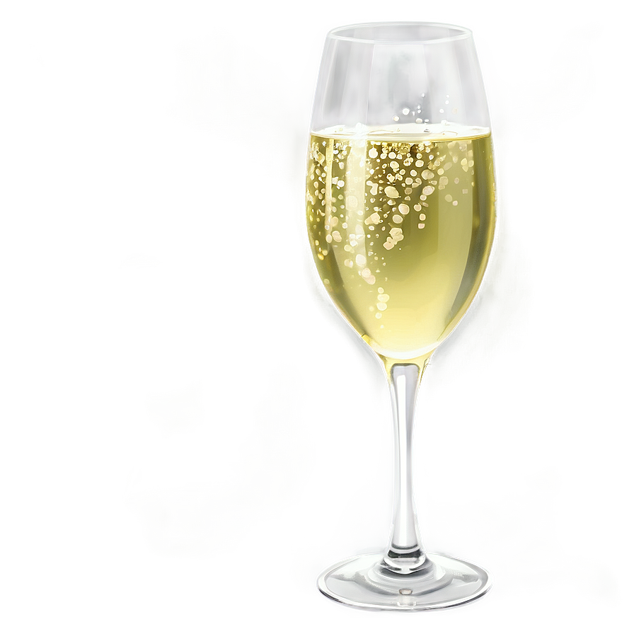 Sparkling White Wine Glasses Png 36 PNG image