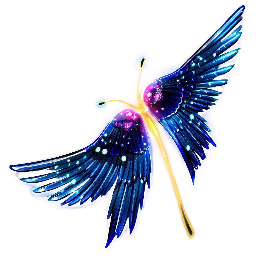 Sparkling Wings Png 55 PNG image