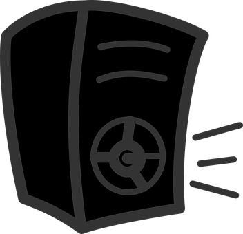 Speaker Icon Silhouette PNG image