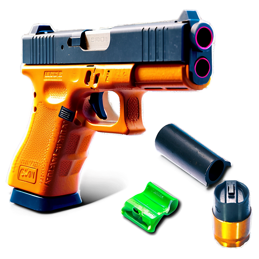 Special Edition Glock Firearm Png Wpk PNG image