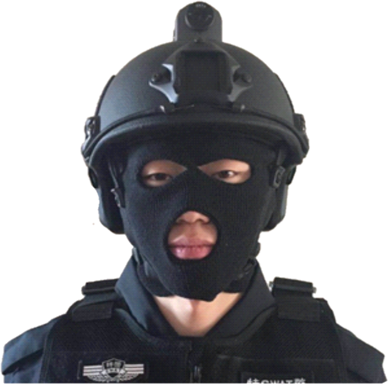 Special Forces Operative Portrait PNG image