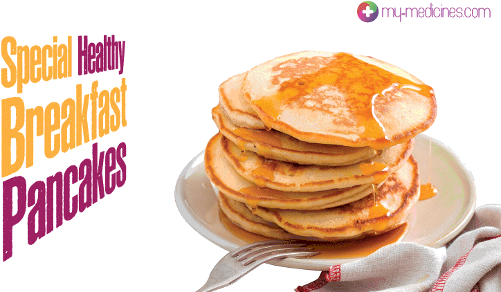 Special Healthy Breakfast Pancakes.png PNG image
